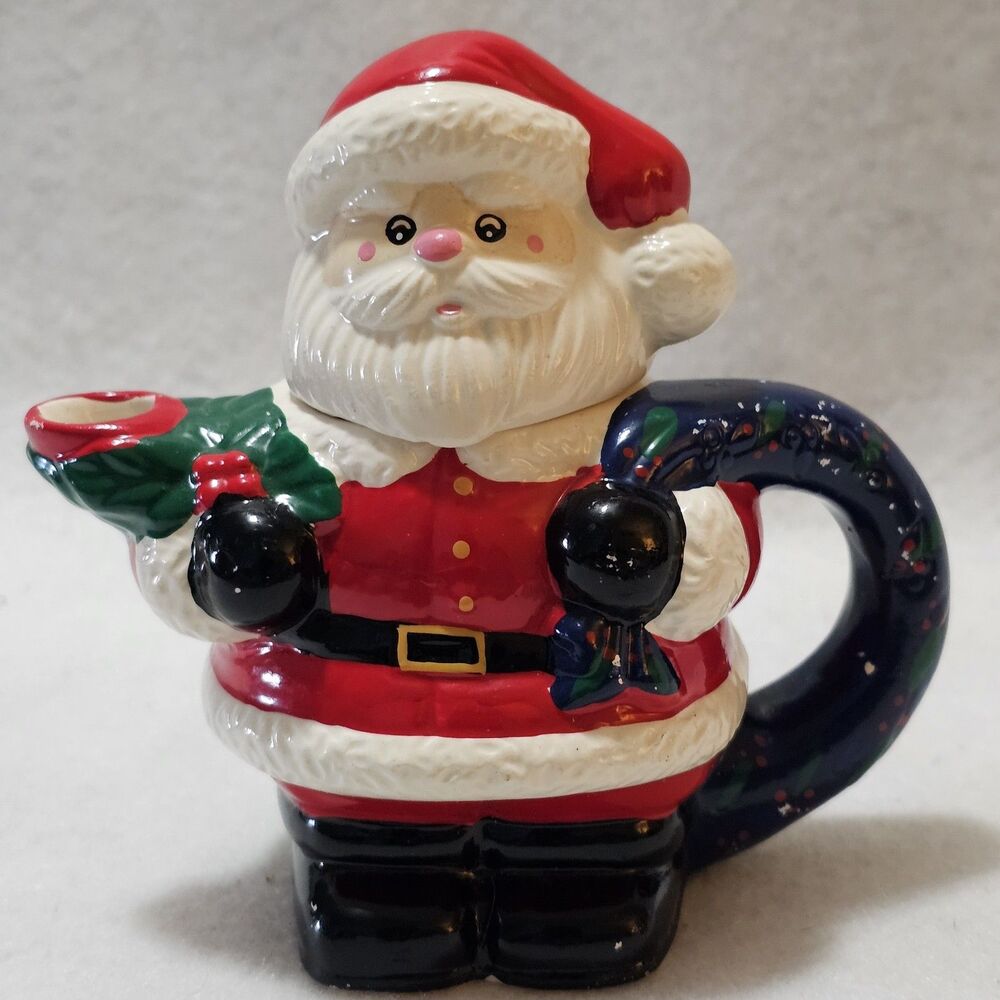 Vintage Loomco Ceramic Santa Figurine Small Milk Creamer??